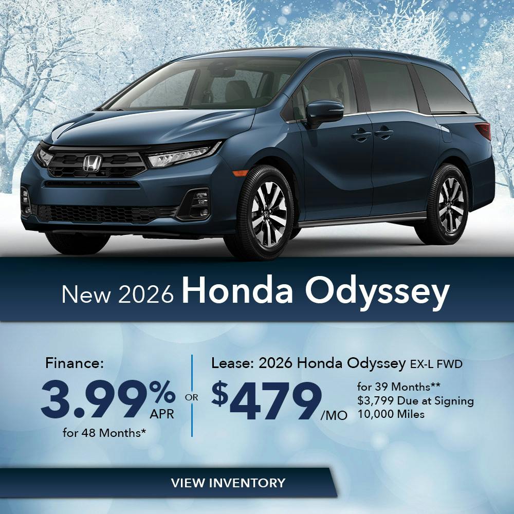 New 2026 Honda Odyssey