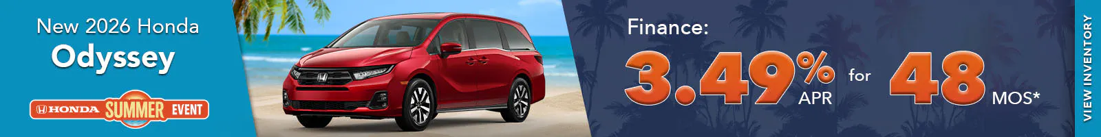 New 2026 Honda Odyssey