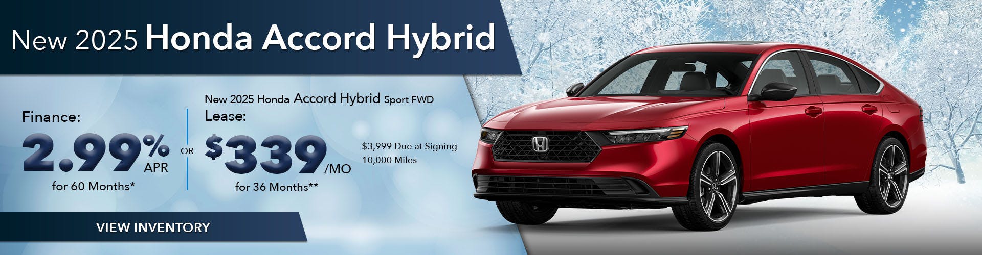 New 2025 Honda Accord Hybrid