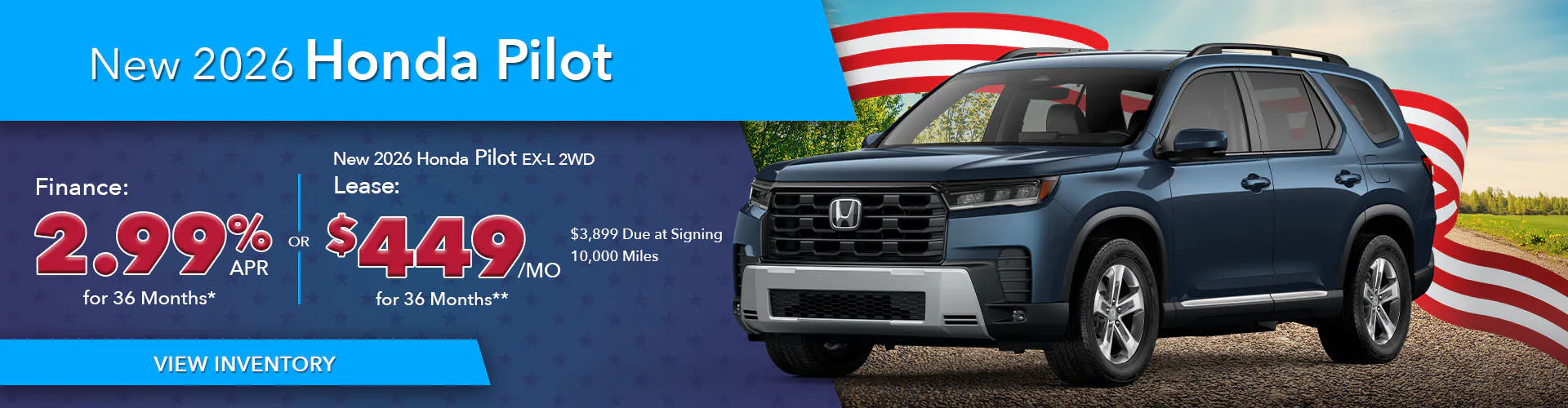New 2026 Honda Pilot