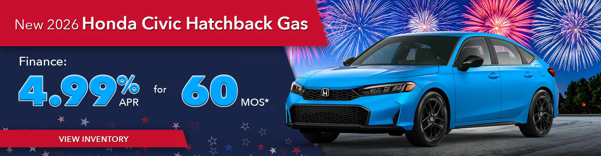 New 2026 Civic Hatchback Gas