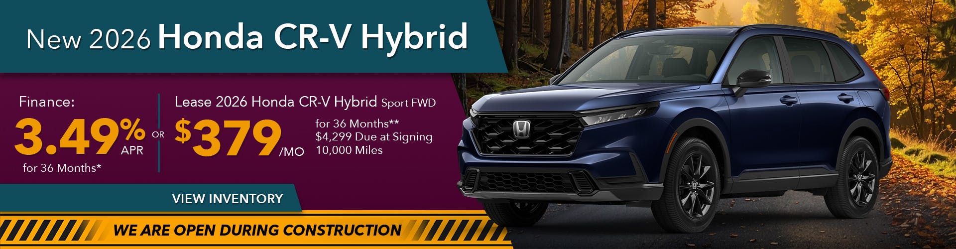 New 2026 Honda CR-V Hybrid
