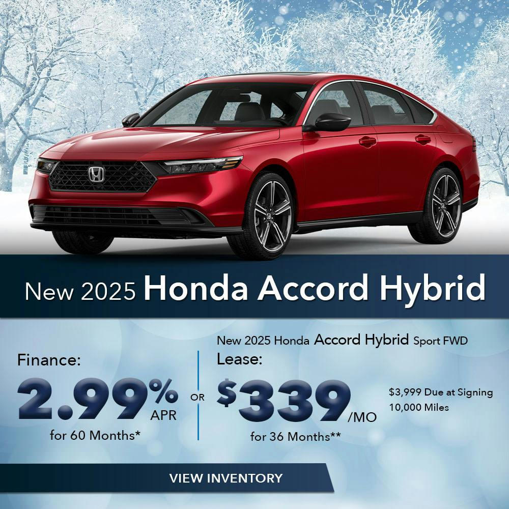 New 2025 Honda Accord Hybrid