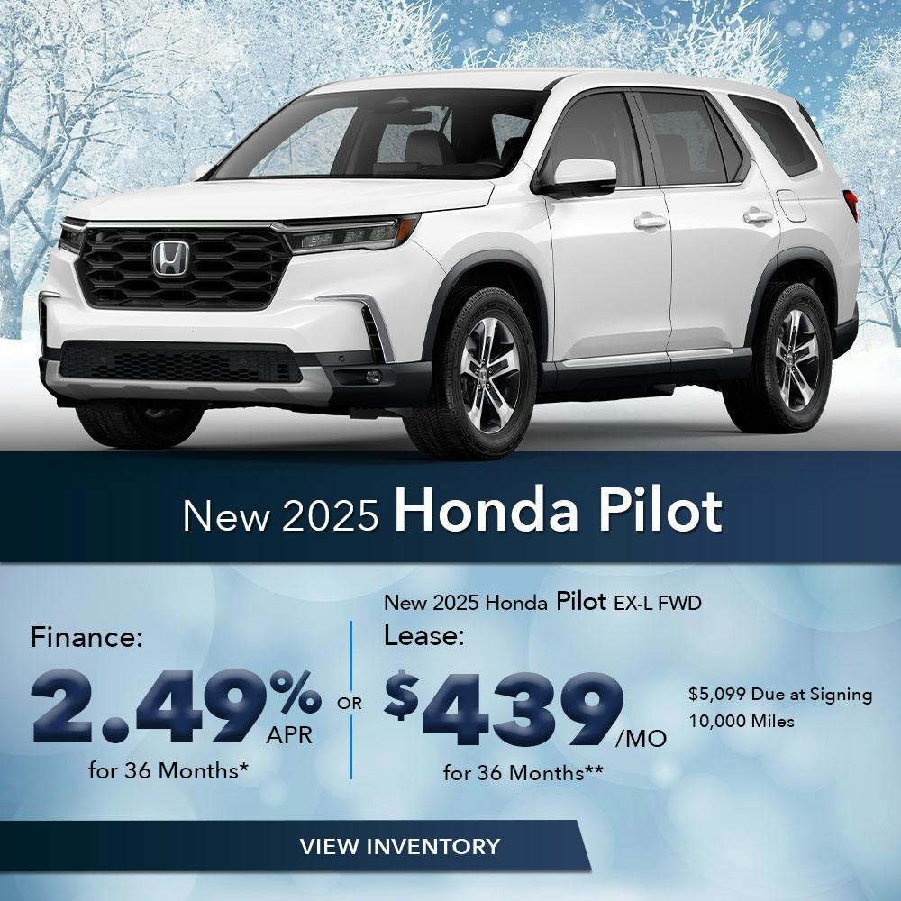 New 2025 Honda Pilot