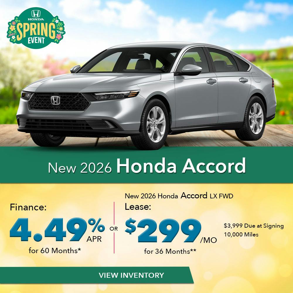 New 2026 Honda Accord