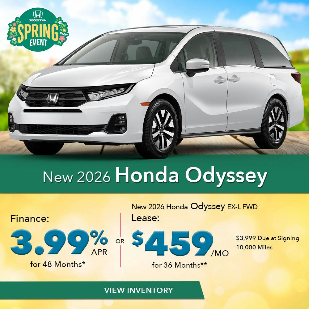 New 2026 Honda Odyssey