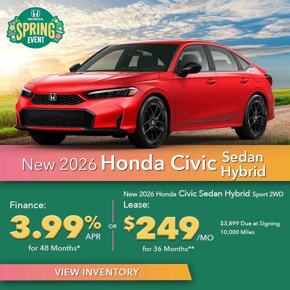 New 2026 Honda Civic Sedan Hybrid
