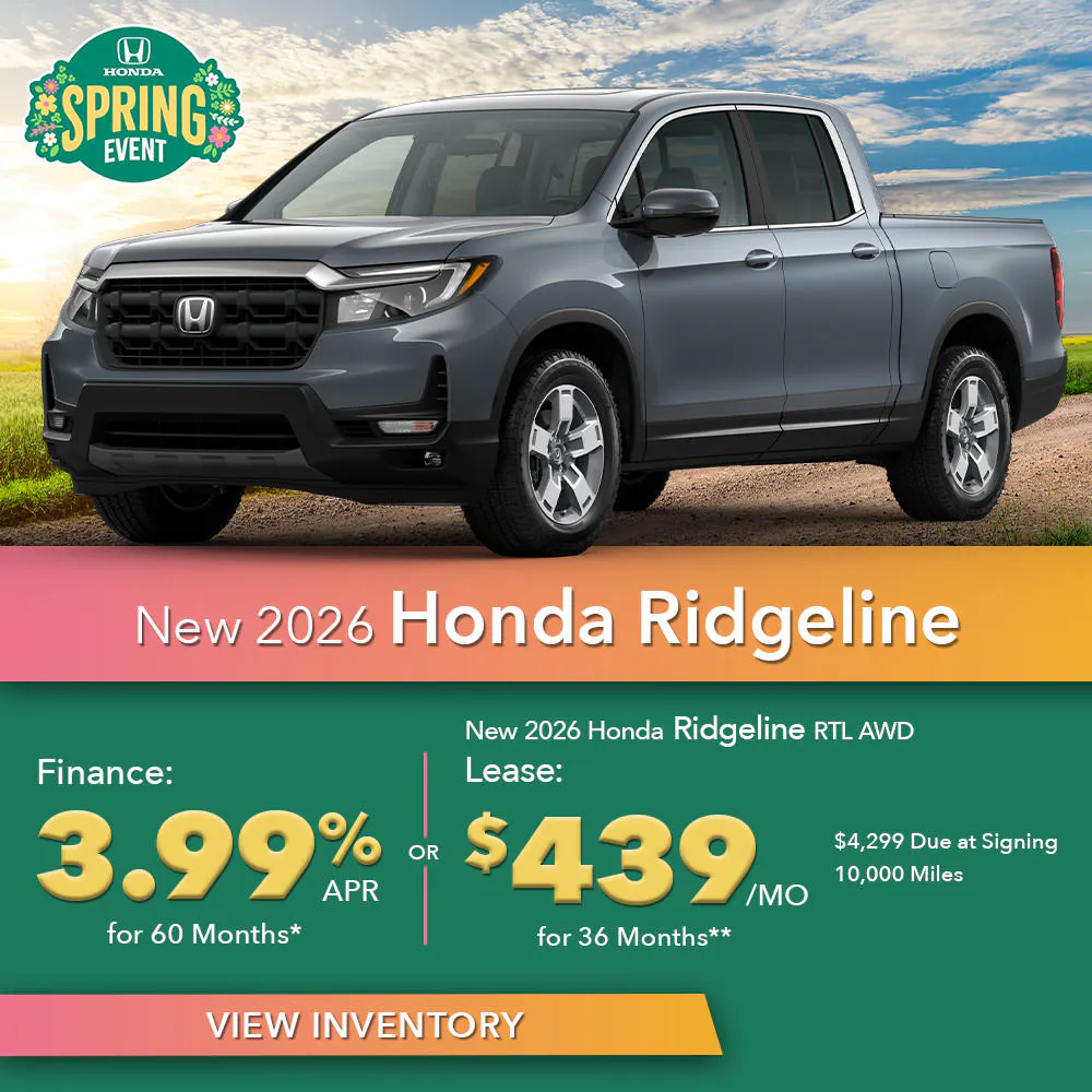 New 2026 Honda Ridgeline