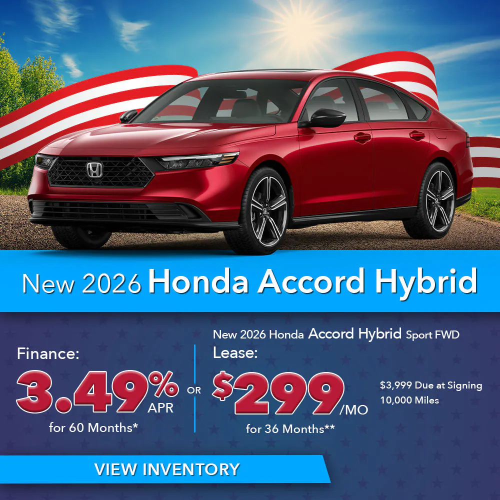 New 2026 Honda Accord Hybrid