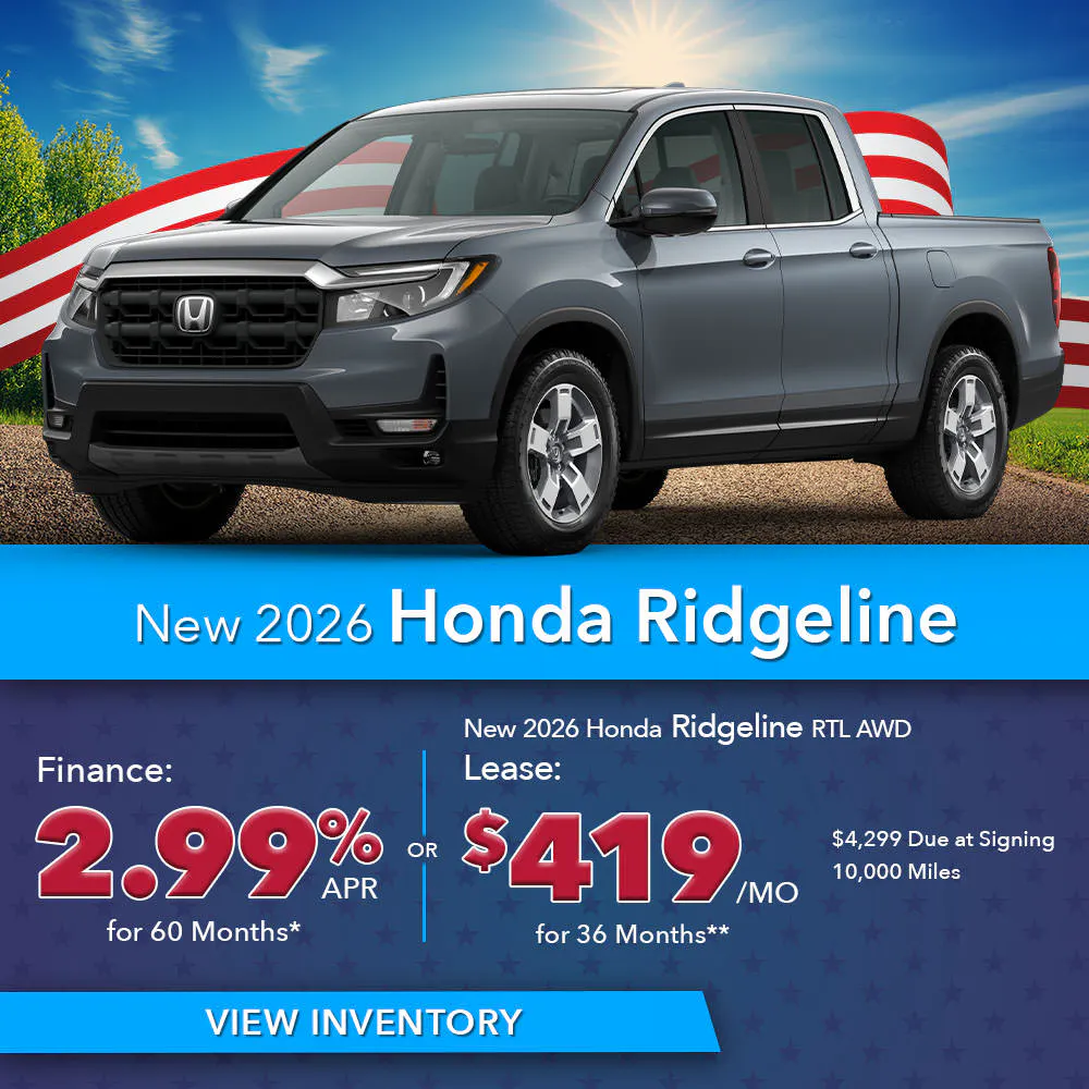 New 2026 Honda Ridgeline