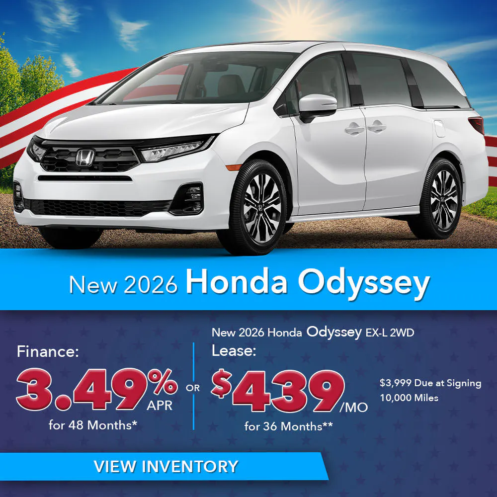 New 2026 Honda Odyssey