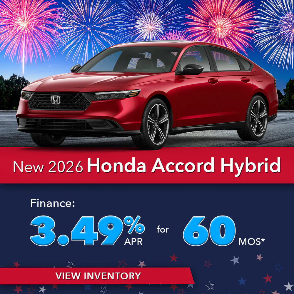 New 2026 Honda Accord Hybrid