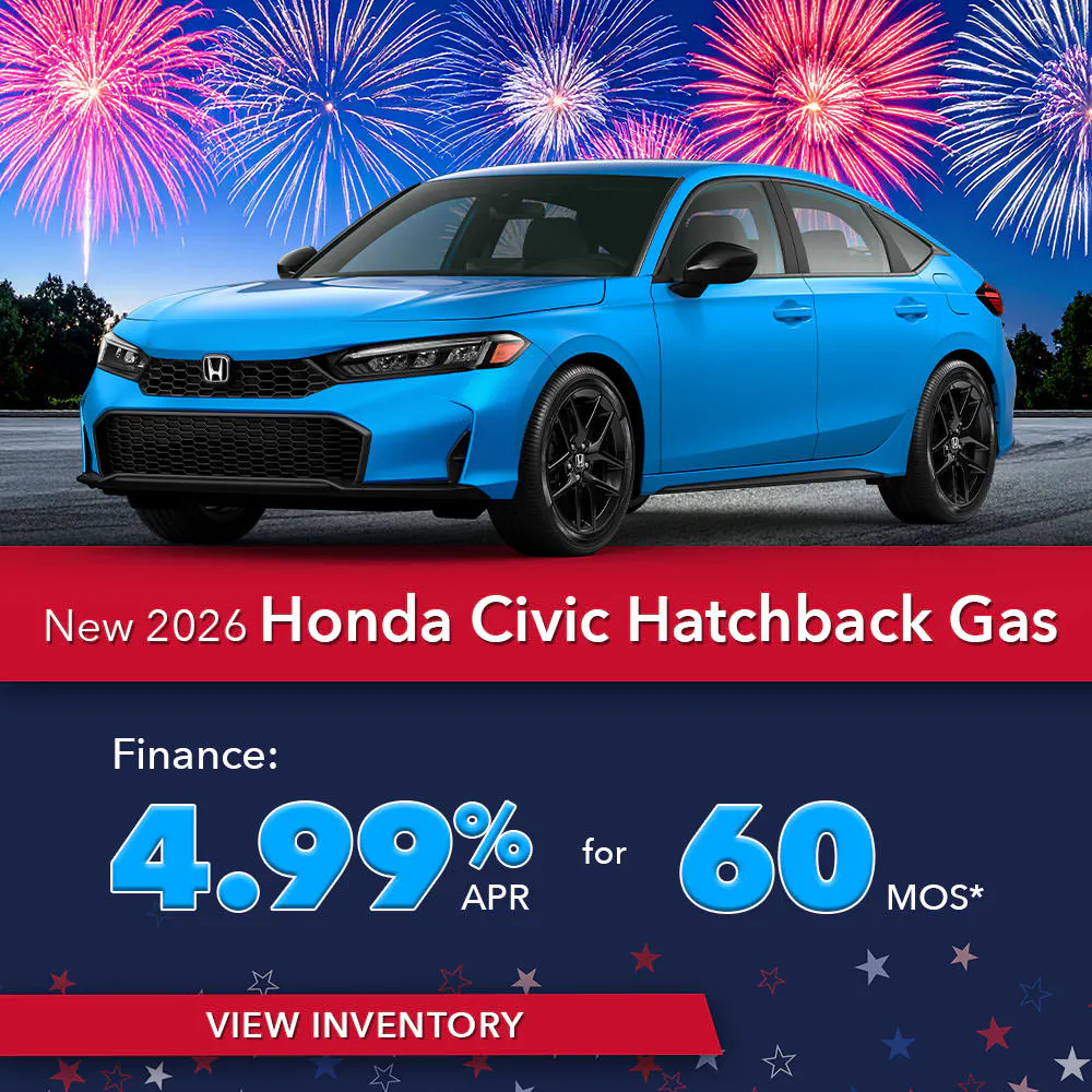 New 2026 Civic Hatchback Gas