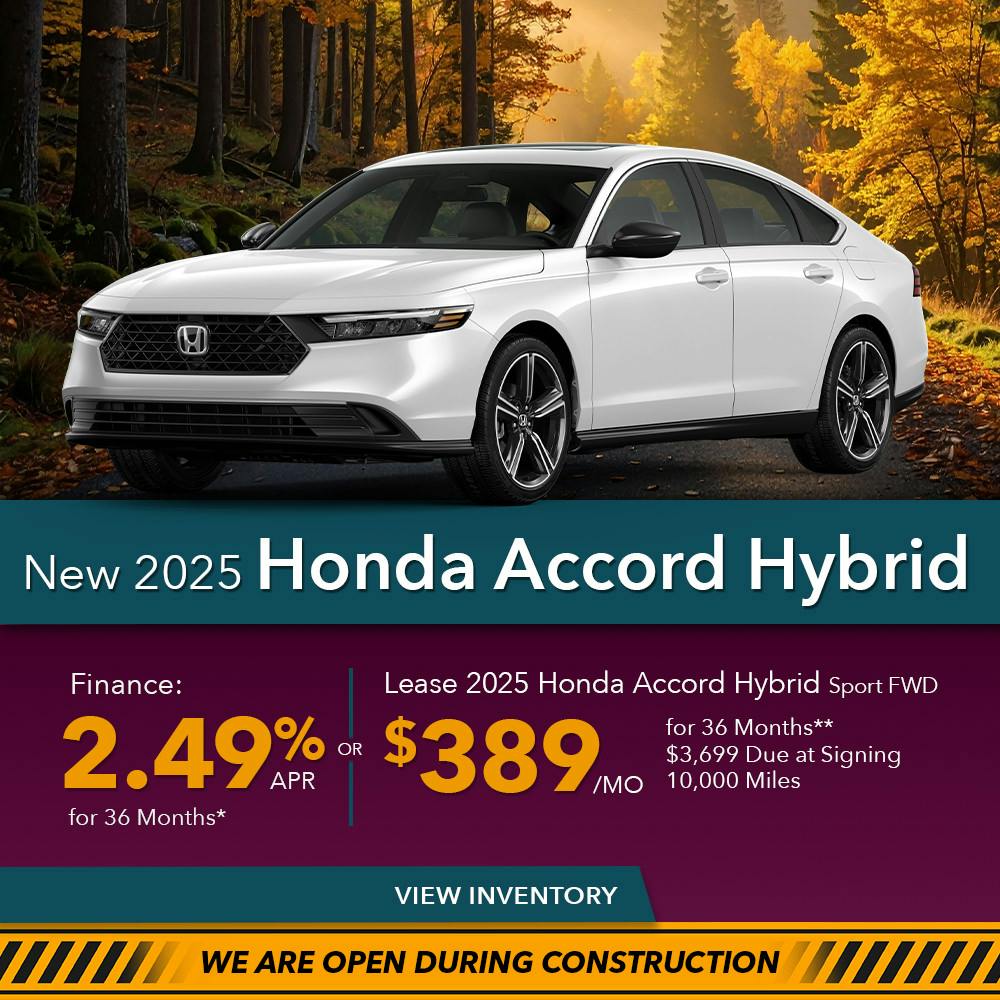 New 2025 Honda Accord Hybrid
