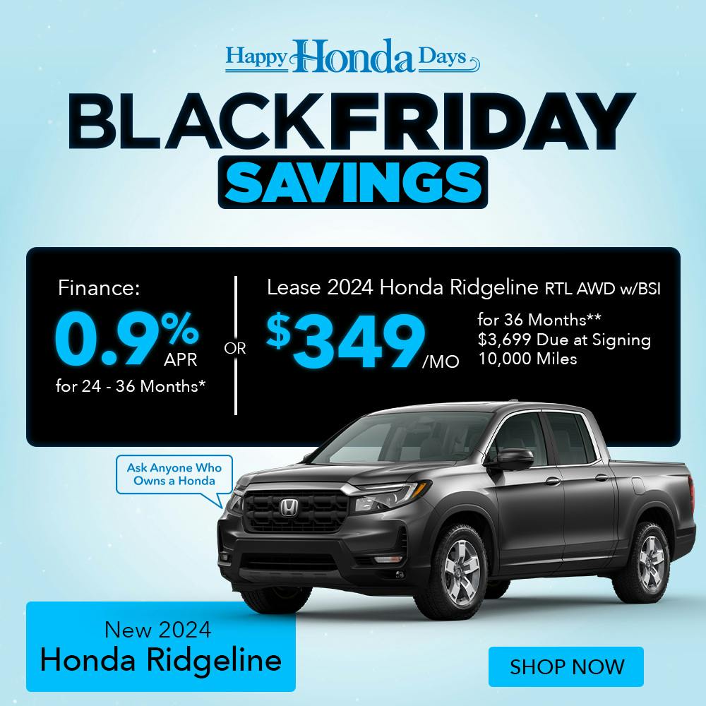 New 2024 Honda Ridgeline 0.9% APR