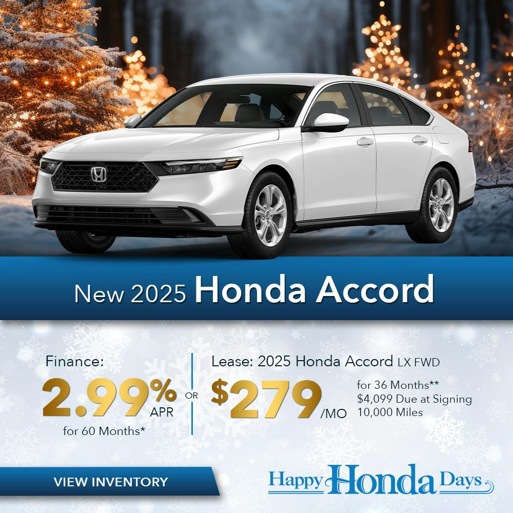 New 2025 Honda Accord