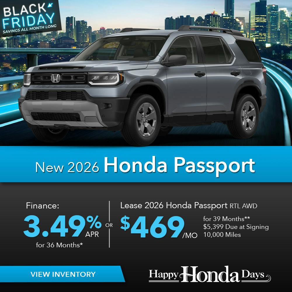 New 2026 Honda Passport