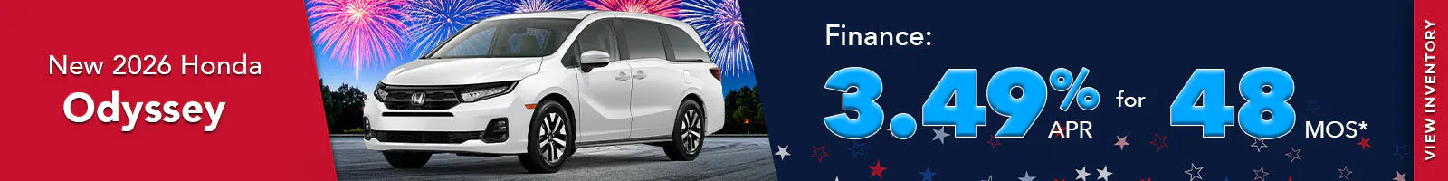 New 2026 Honda Odyssey