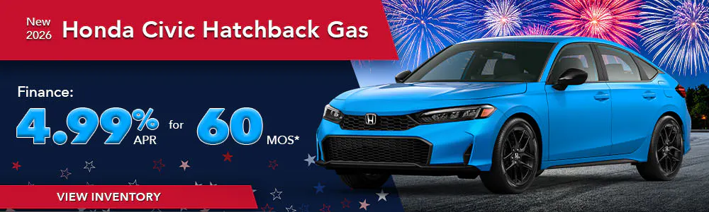 New 2026 Civic Hatchback Gas | Shottenkirk Honda Decatur