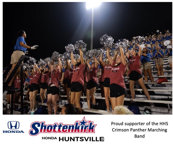 Crimson Panther Marching Band friday night lights