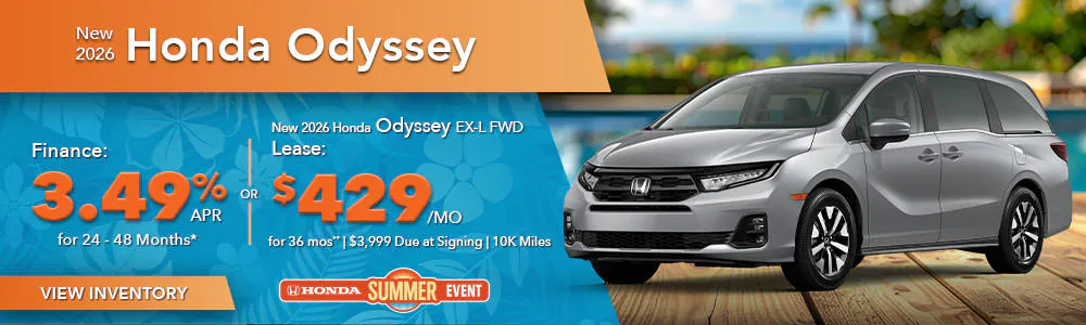 New 2026 Honda Odyssey | Shottenkirk Honda Huntsville