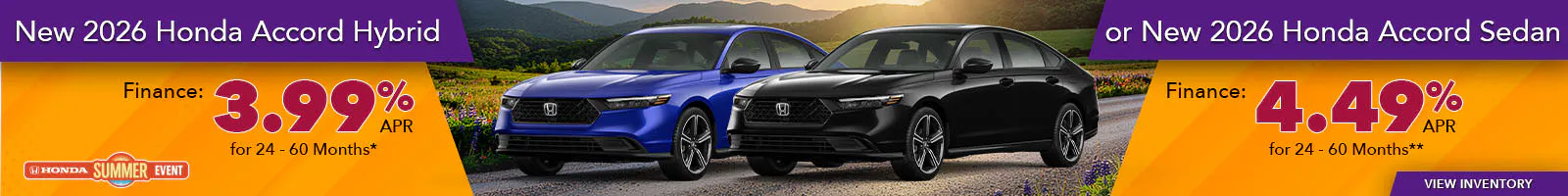 New 2026 Honda Accord Hybrid OR New 2026 Honda Accord Sedan