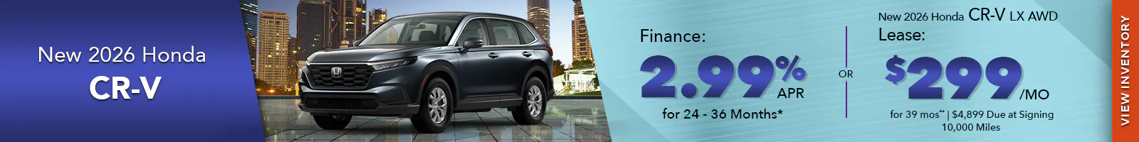 New 2026 Honda CR-V OR New 2026 Honda CR-V LX AWD