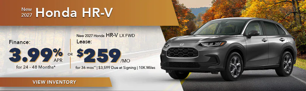 New 2027 Honda HR-V OR New 2027 Honda HR-V LX FWD | Shottenkirk Honda Huntsville