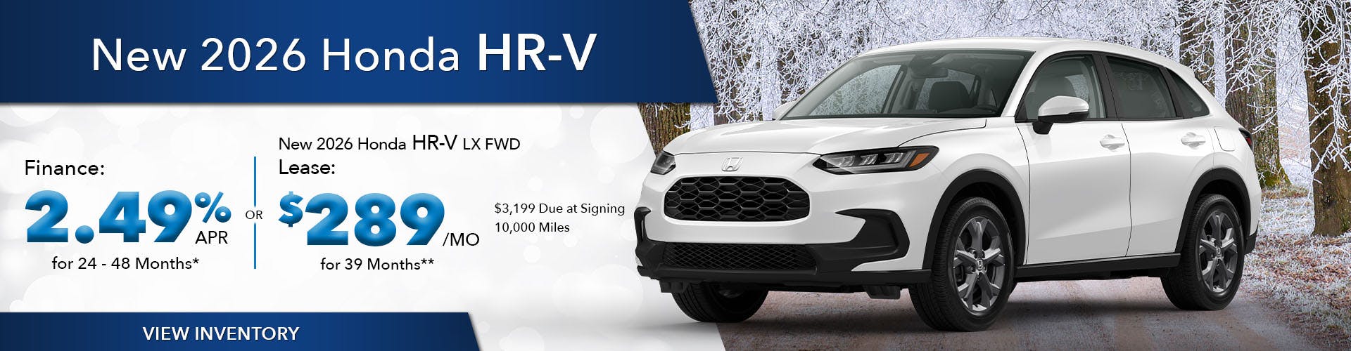New 2026 Honda HR-V