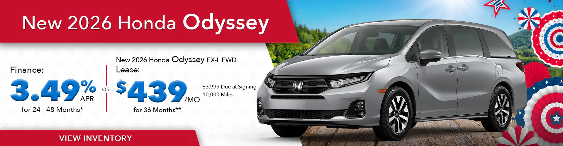 New 2026 Honda Odyssey