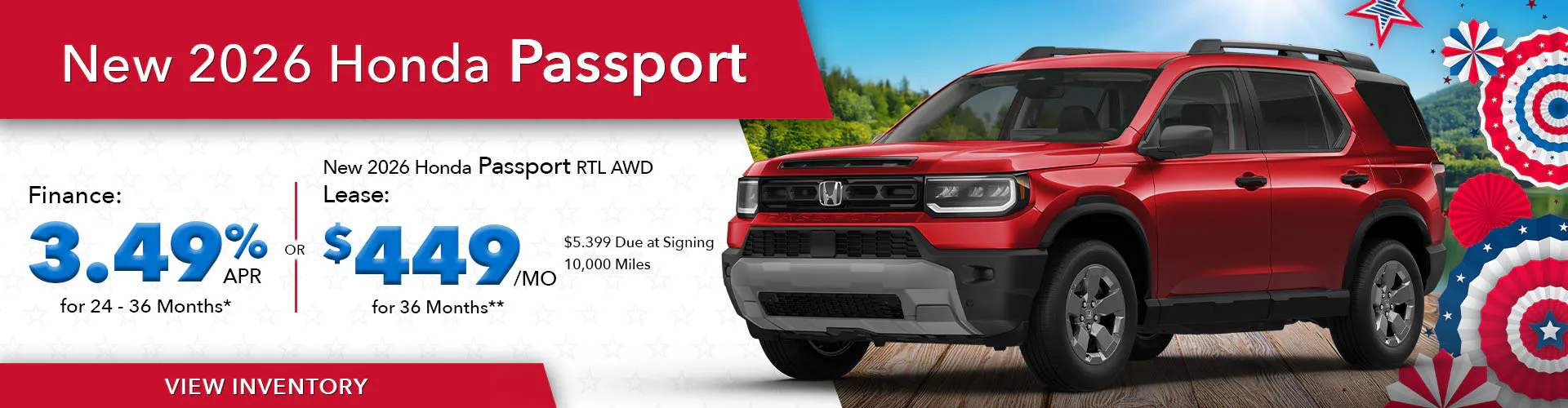 New 2026 Honda Passport