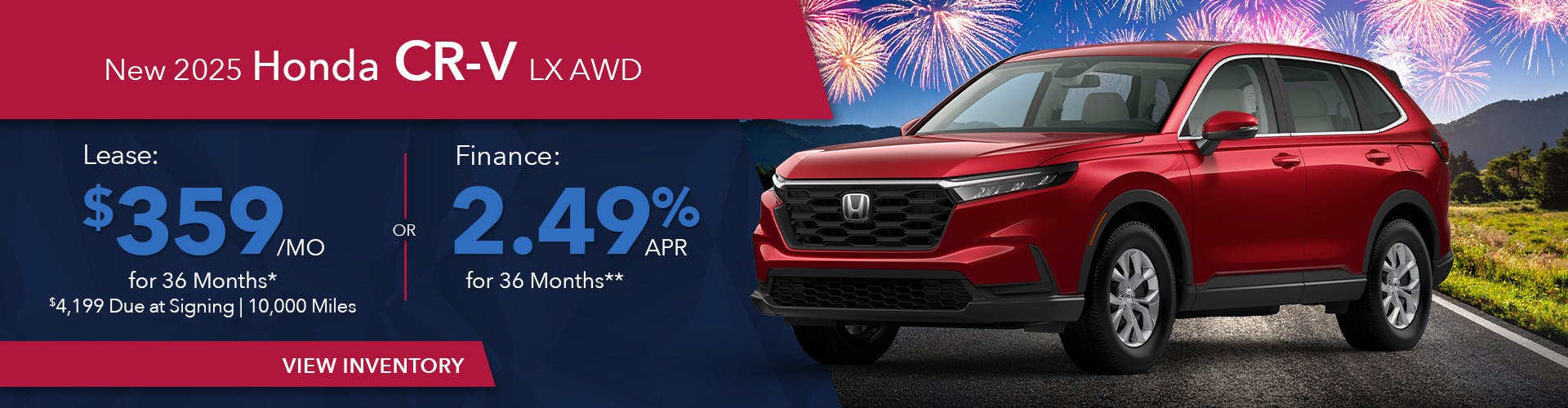 New 2025 Honda CR-V LX AWD