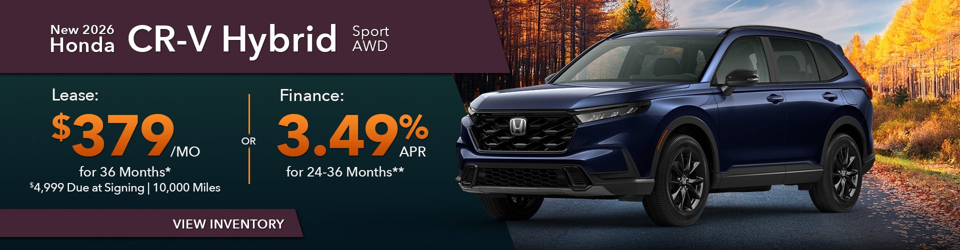DA_Sept_New 2026 Honda CR-V Hybrid Sport AWD