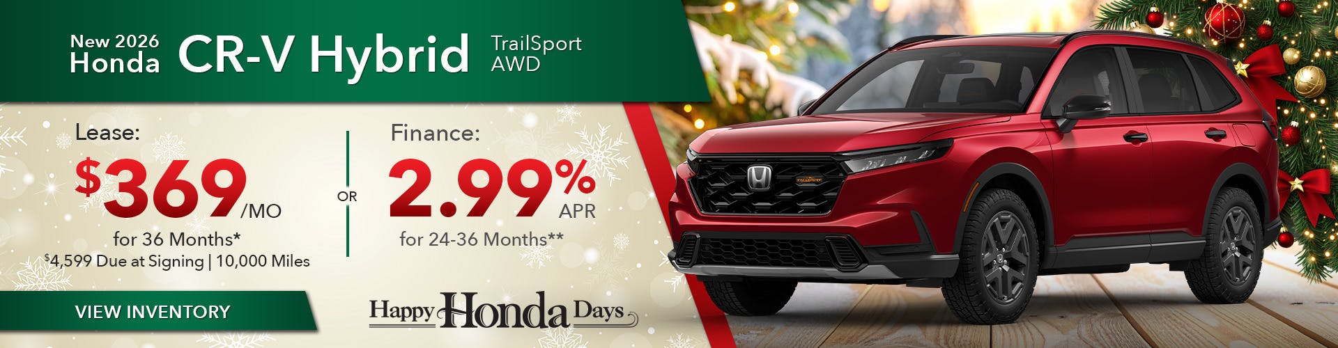 New 2026 Honda CR-V Hybrid TrailSport AWD