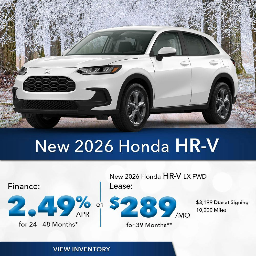 New 2026 Honda HR-V