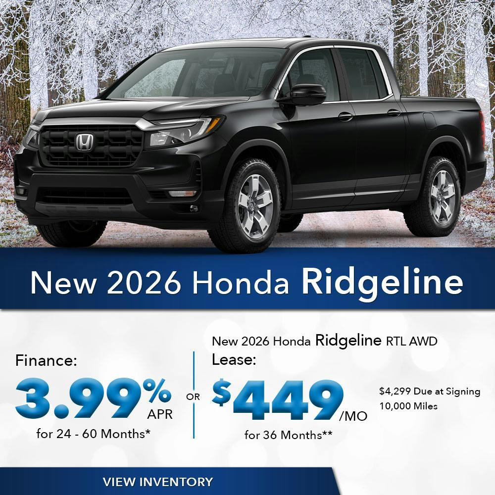 New 2026 Honda Ridgeline
