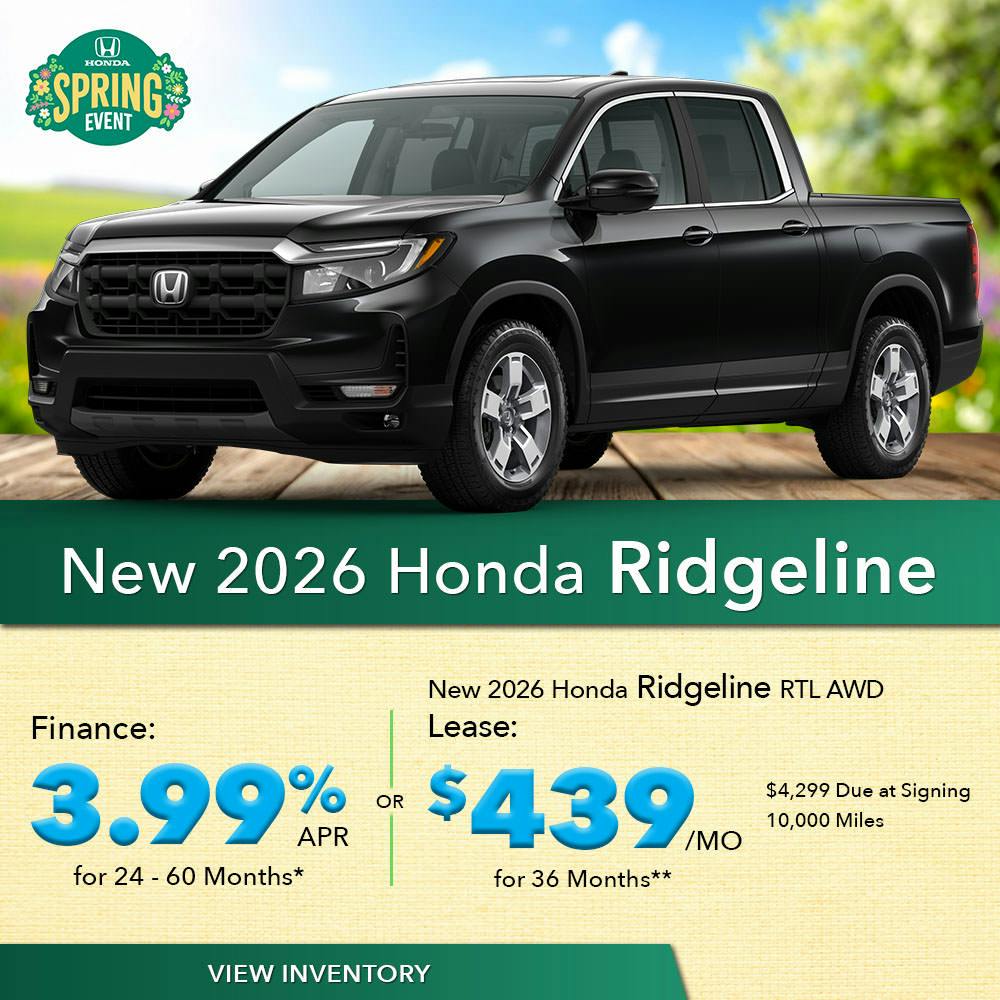 New 2026 Honda Ridgeline