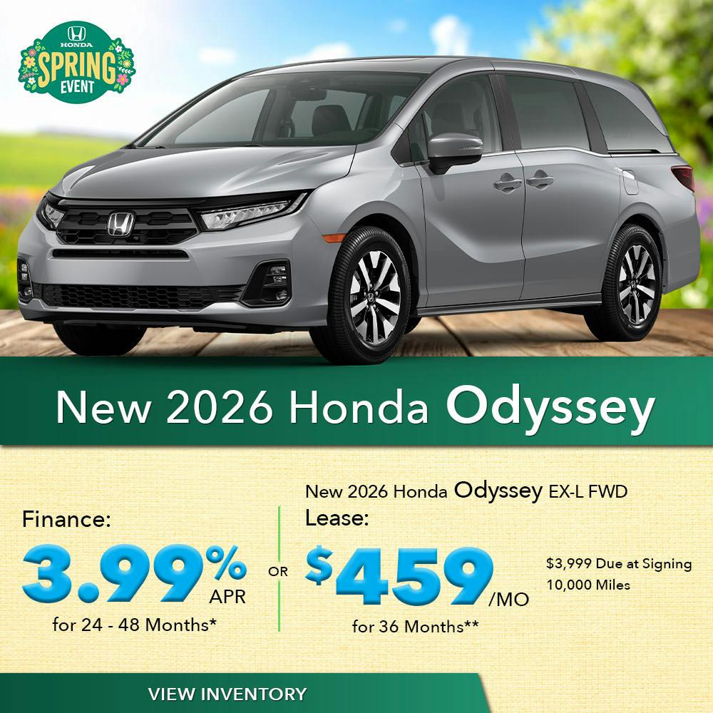 New 2026 Honda Odyssey