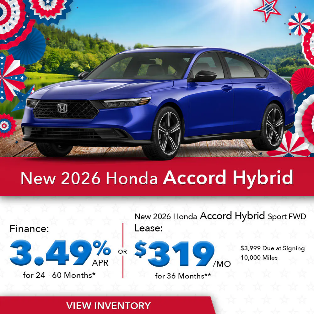 New 2026 Honda Accord Hybrid