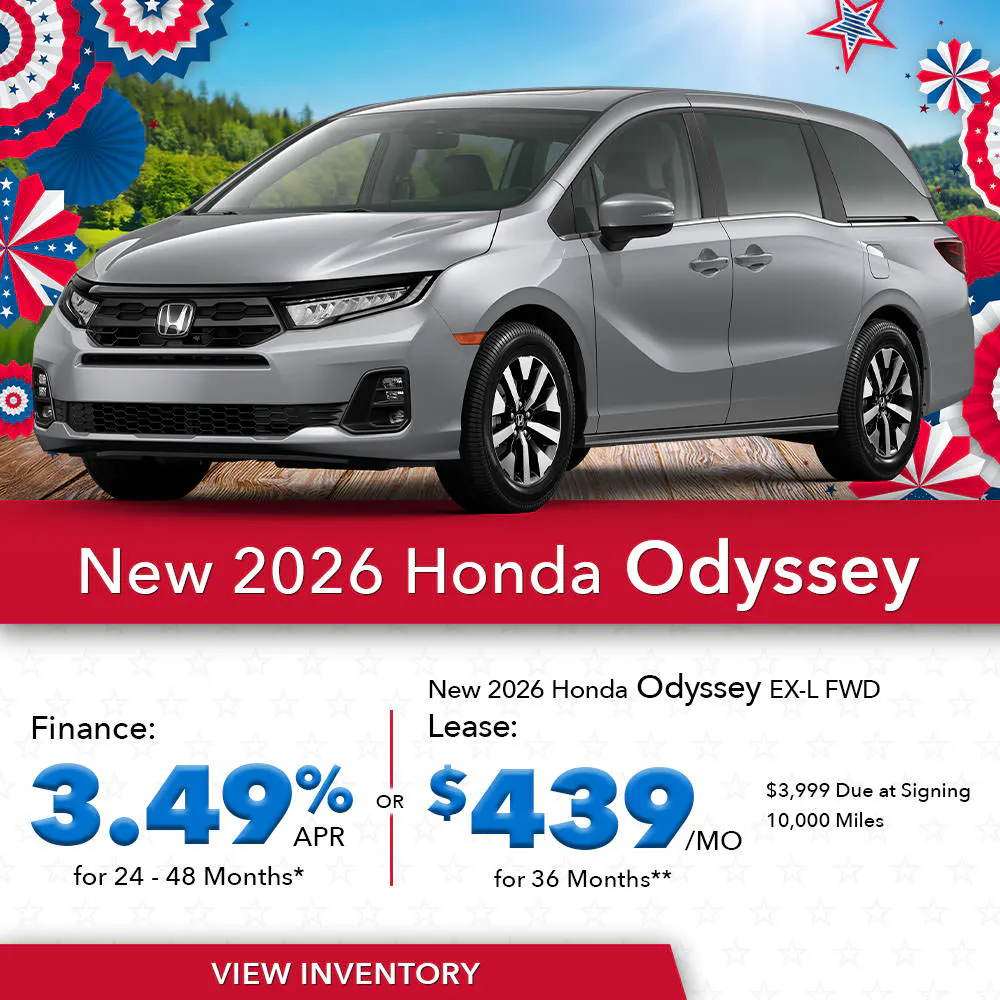New 2026 Honda Odyssey