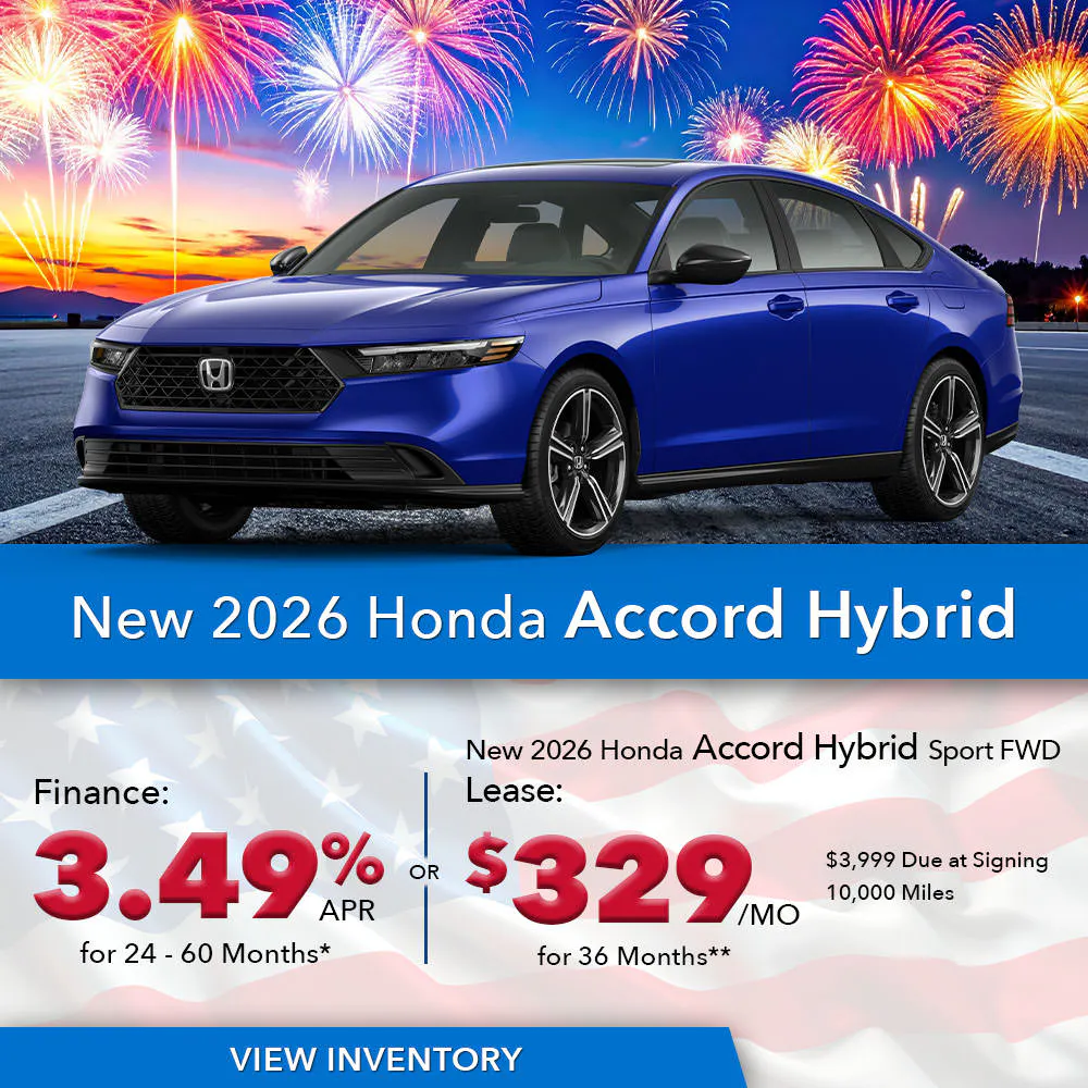New 2026 Honda Accord Hybrid