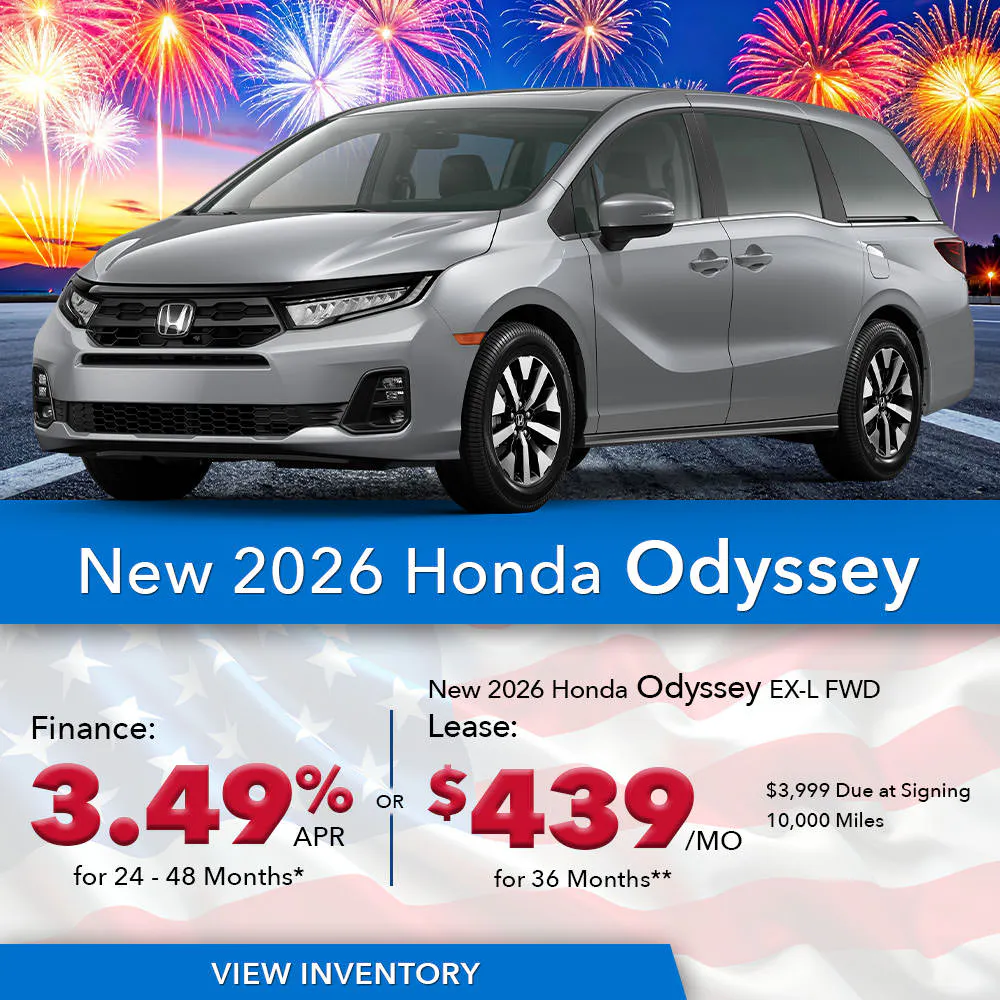New 2026 Honda Odyssey