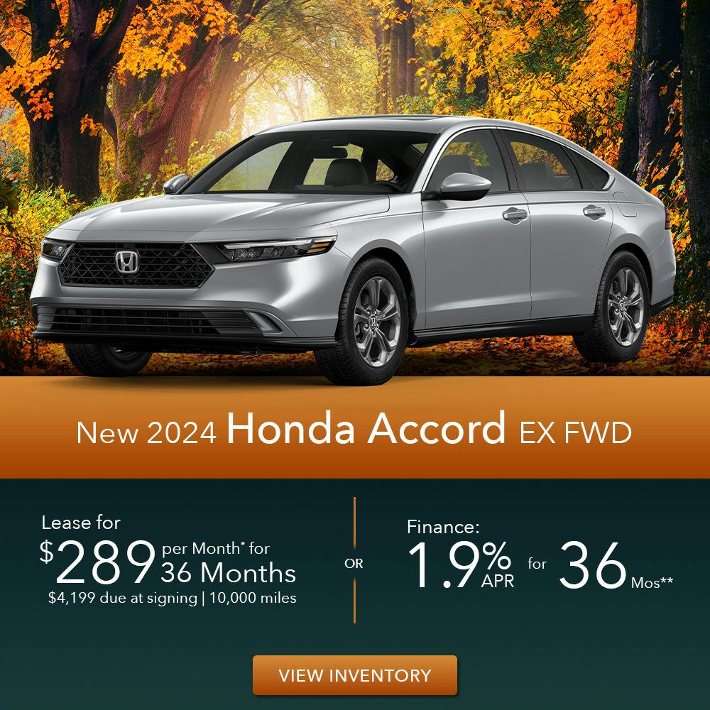 DA_Oct_New 2024 Honda Accord Sedan EX FWD