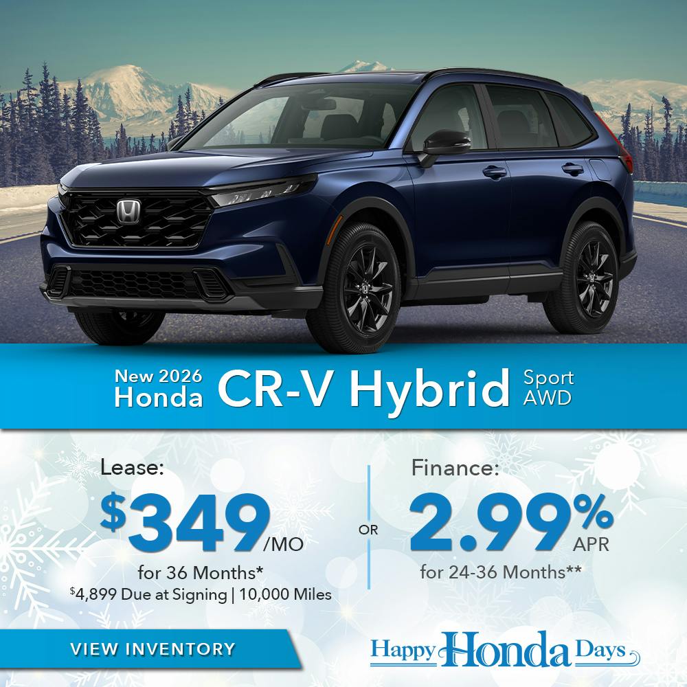 New 2026 Honda CR-V Hybrid Sport AWD