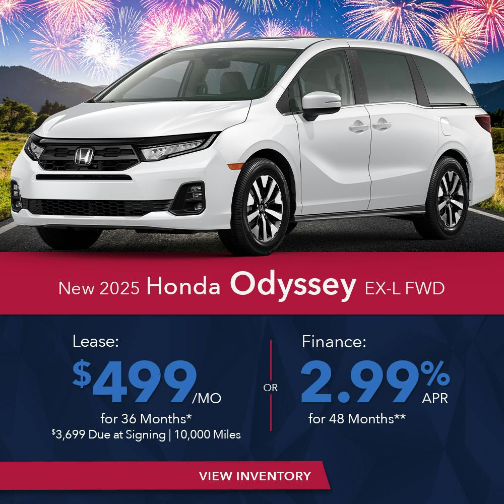 New 2025 Honda Odyssey EX-L FWD
