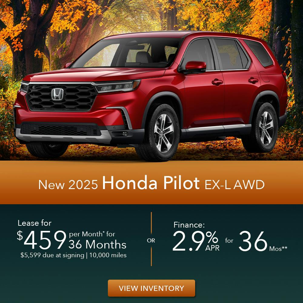 DA_Oct_New 2025 Honda Pilot EX-L AWD