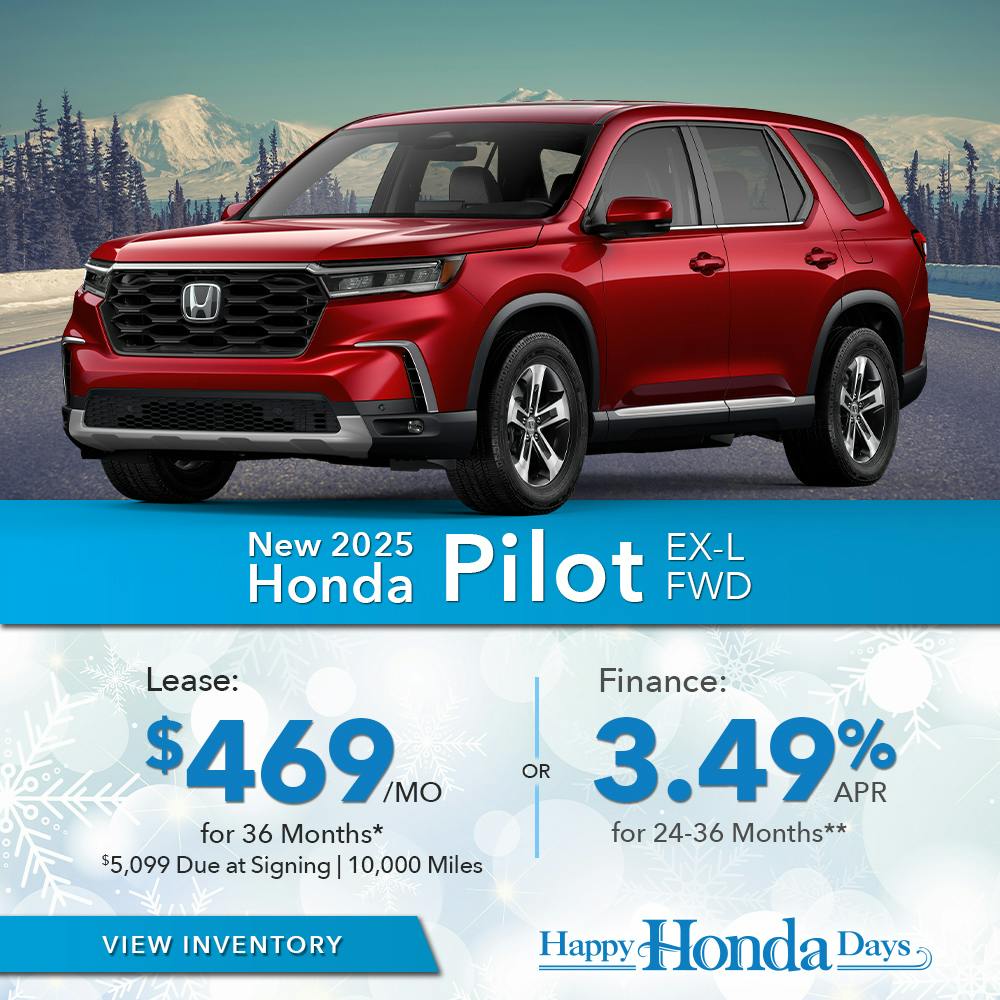 New 2025 Honda Pilot EX-L FWD