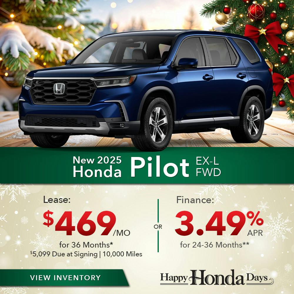 New 2025 Honda Pilot EX-L FWD