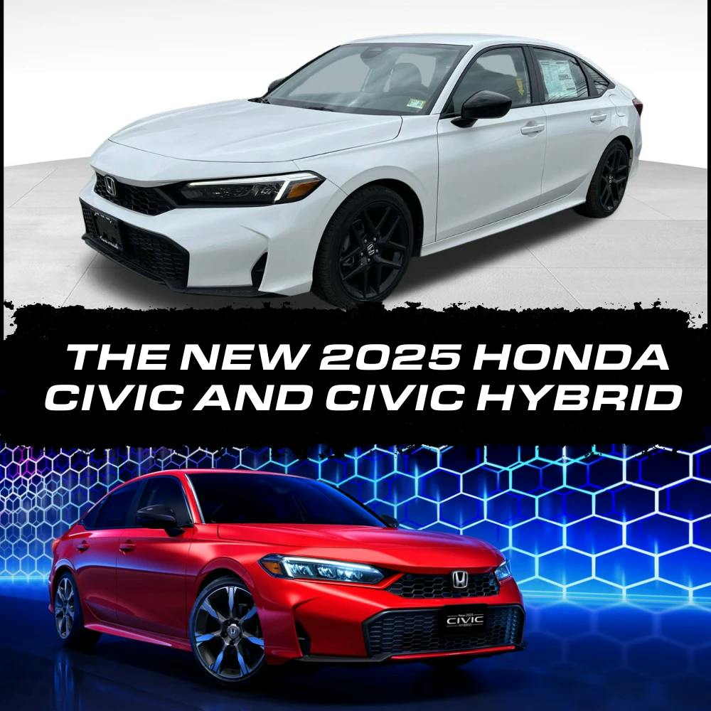 civic and hybrid blog head Honda Civic White and Honda Civic Hybrid Red