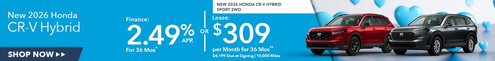 New 2026 Honda CR-V Hybrid OR New 2026 Honda CR-V Hybrid Sport 2WD